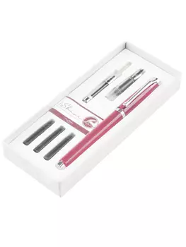 Набор Pierre Cardin I-Share PCI-001-5 Pink (ручка-роллер + насадка + конвертер + 3 картриджа)