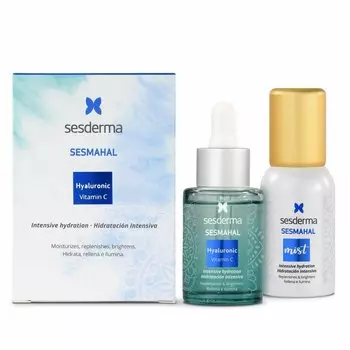 Набор Sesderma Sesmahal Hialuronic - Vitamin C: Сыворотка, 30мл + Спрей - мист, 30мл