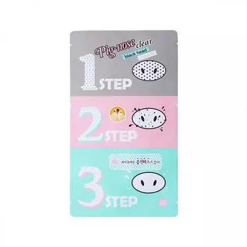 Набор средств для очистки пор 3 ступенчатый Holika Holika Pignose clear black head 3 step kit, 7 г