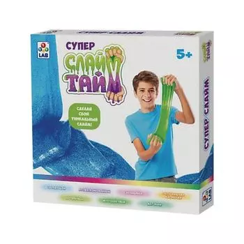 Набор Супер слайм тайм Сделай слайм, 1TOY, Т12032