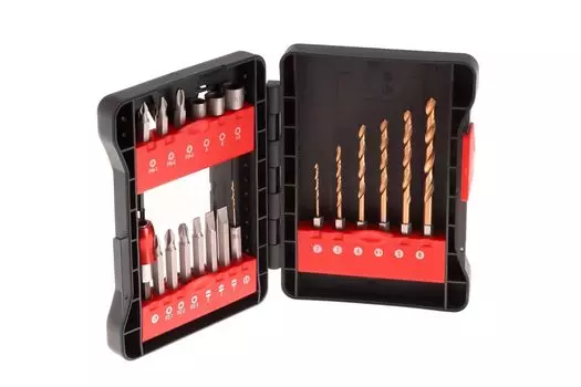 Набор сверл по металлу и бит HAMMER Flex 202-922 DR набор No22 20шт.