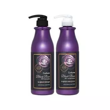 Набор Welcos Шампунь + Кондиционер Confume Black Rose PPT Shampoo + Conditioner (750мл+ 750мл)