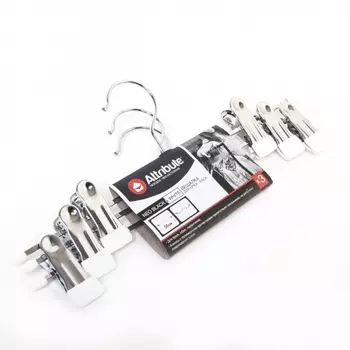 Набор вешалок для брюк NEO BLACK&amp;WHITE 30см 3шт ATTRIBUTE HANGER
