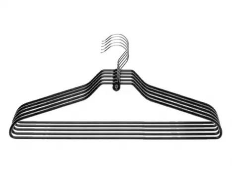 Набор вешалок универсальных NEO BLACK&amp;WHITE 42см 5шт ATTRIBUTE HANGER