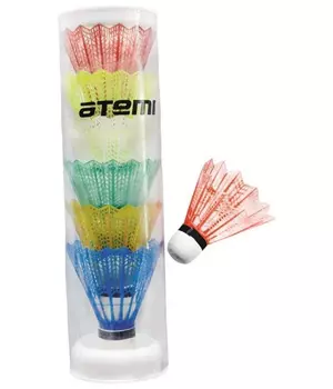 Набор воланов Атеми, пластик/пена, 6 шт., цветные, BAV-1