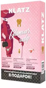 Набор Зубная паста Klatz Glamour Only Апероль шприц 75мл+Вечерний вермут 75мл+Соблазнительный просекко 75мл + зубная щетка для взрослых, средняя