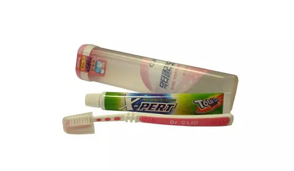 Набор зубная паста + щетка Clio New Portable Doctor + Expert Toothpaste