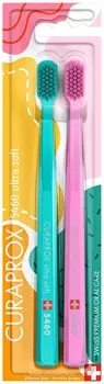 Набор зубных щеток CURAPROX "ultrasoft", d 0,10 мм (2 шт.) Duo Different Days 2022