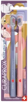 Набор зубных щеток CURAPROX "ultrasoft", d 0,10 мм (2 шт.) Duo Love 2022