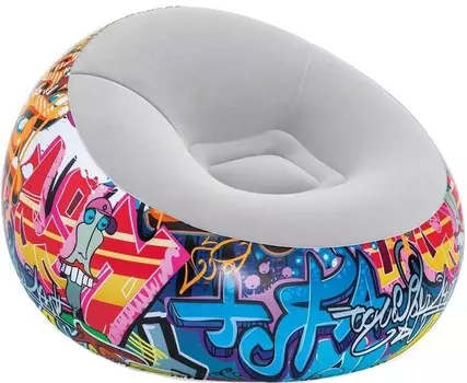 Надувное кресло BestWay Graffiti 112x112x66cm 75075 BW