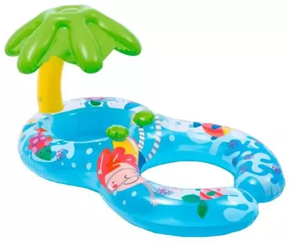 Надувной круг Intex 117x75cm 56590