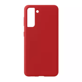 Накладка Deppa Liquid Silicone Pro для Samsung Galaxy S21, красный, картон
