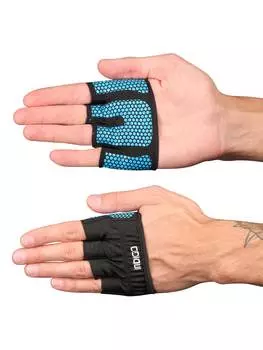 Накладки атлетические для кроссфита INDIGO с антискользящим эффектом IN264 L Синий