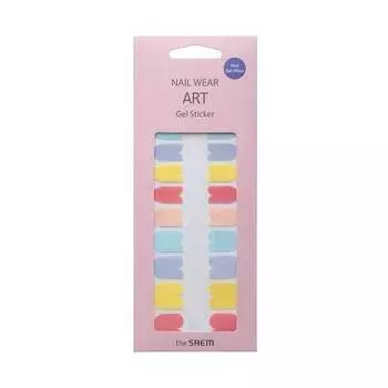Наклейки для ногтей The Saem Nail Wear Art Gel Sticker 08