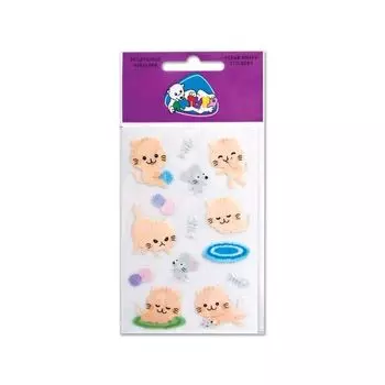 Наклейки ЛИПУНЯ Воздушные кошки, с европодвесом, CPS002