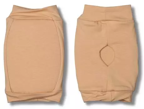 Наколенник для гимнастики и танцев INDIGO, SM-113, Бежевый, L