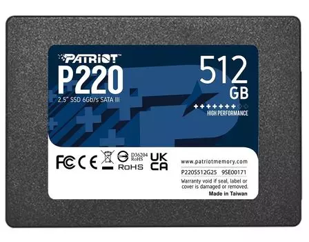 Накопитель SSD 2.5" Patriot 512GB P220 (P220S512G25)