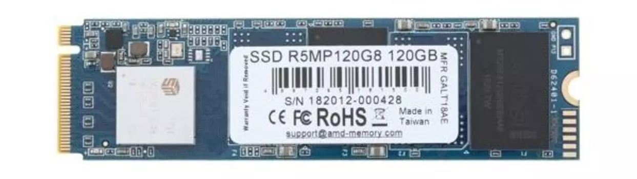 Накопитель SSD AMD PCI-E x4 120Gb (R5MP120G8)