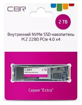 Накопитель SSD CBR Extra 2Tb (SSD-002TB-M.2-EX22)