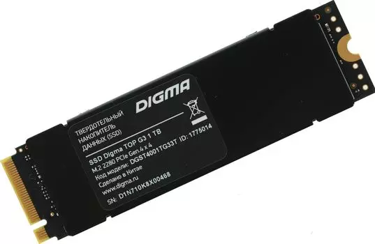 Накопитель SSD Digma 1Tb (DGST4001TG33T)
