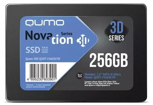 Накопитель SSD Qumo Novation 256Gb Q3DT-256GSCYD