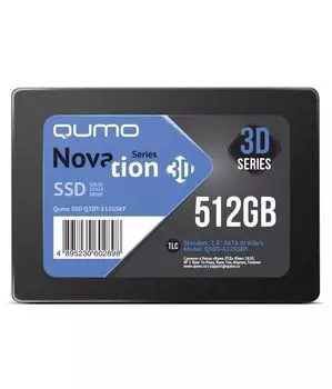 Накопитель SSD Qumo Novation 512Gb (Q3DT-512GSKF)