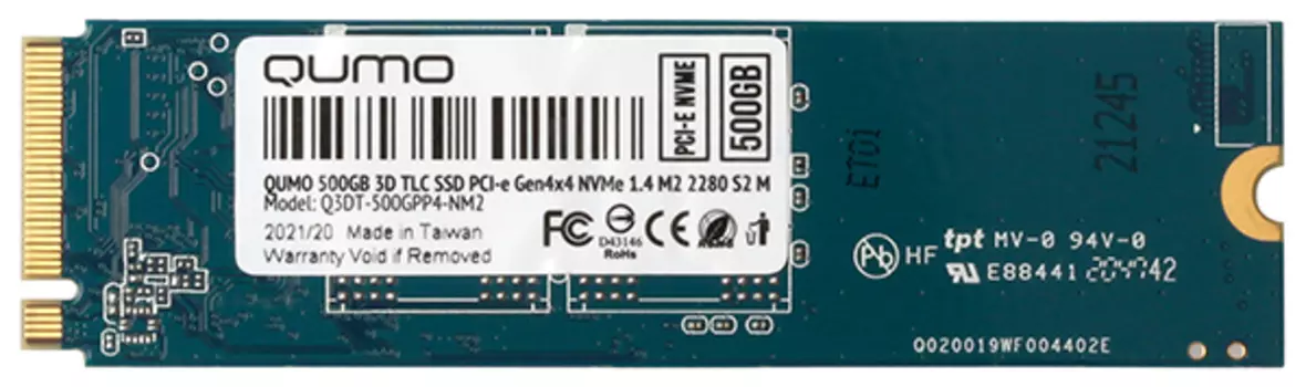 Накопитель SSD Qumo Novation TLC 3D 500Gb (Q3DT-500GPP4-NM2)