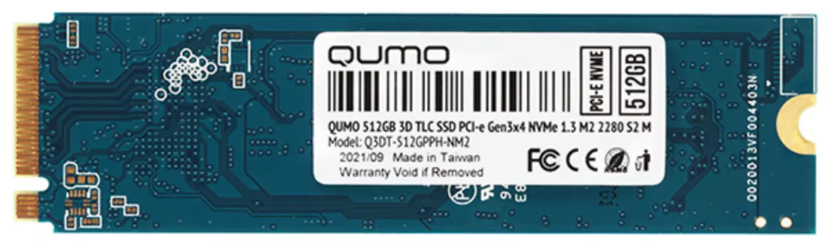 Накопитель SSD Qumo Novation TLC 3D 512Gb (Q3DT-512GPPH-NM2)