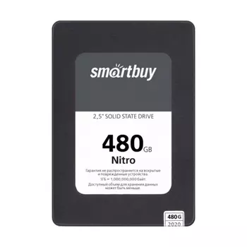 Накопитель SSD Smartbuy Nitro 480Gb (SBSSD-480GQ-MX902-25S3)