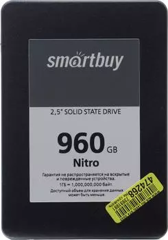 Накопитель SSD Smartbuy Nitro 960Gb (SBSSD-960GQ-MX902-25S3)