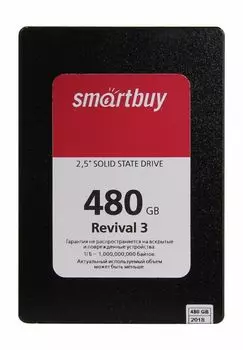 Накопитель SSD SmartBuy Revival 3 480Gb (SB480GB-RVVL3-25SAT3)