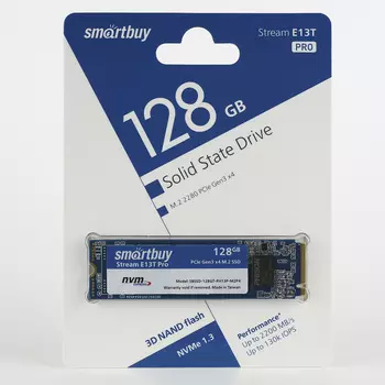 Накопитель SSD Smartbuy Stream E13T Pro 128Gb (SBSSD-128GT-PH13P-M2P4)