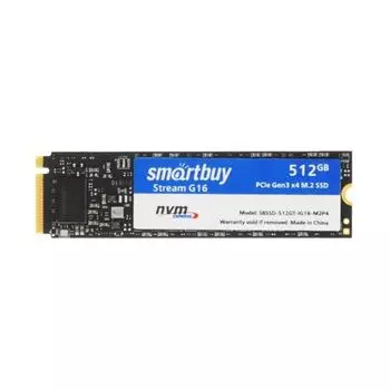 Накопитель SSD Smartbuy Stream G16 512Gb (SBSSD-512GT-IG16-M2P4)