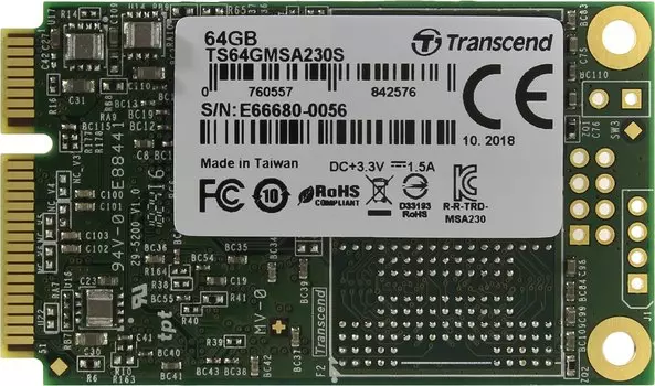 Накопитель SSD Transcend 230S 64Gb (TS64GMSA230S)