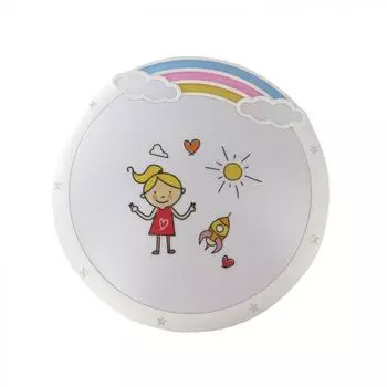 Настенно-потолочный светильник детский ЛЮЧИЯ SLC-148-3K Припевочка, d0.4м