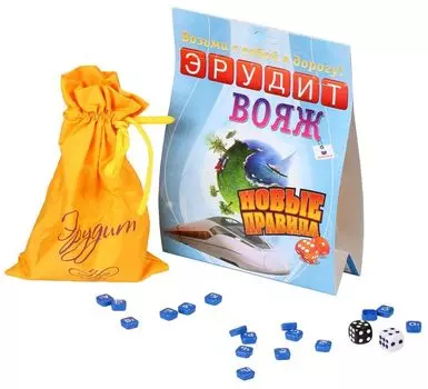 Настольная игра БИПЛАНТ 10009 Эрудит. Вояж