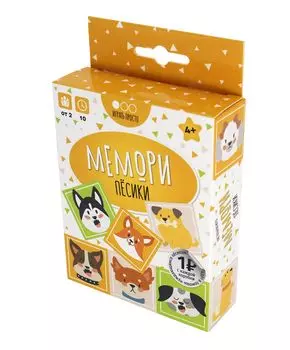 Настольная игра MURAVEY GAMES ТК009 Мемори Песики
