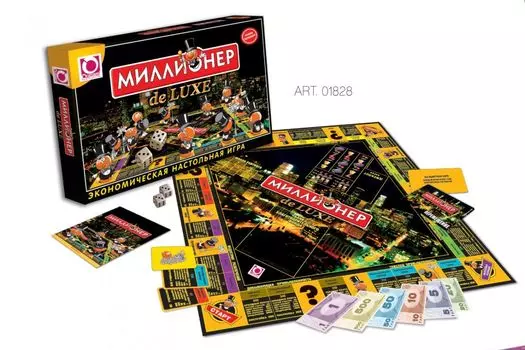 Настольная игра ORIGAMI 01828 Миллионер-делюкс