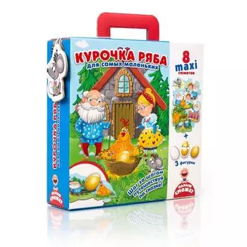 Настольная игра "Путешествие по сказке "Курочка Ряба" VladiToys VT2909-12