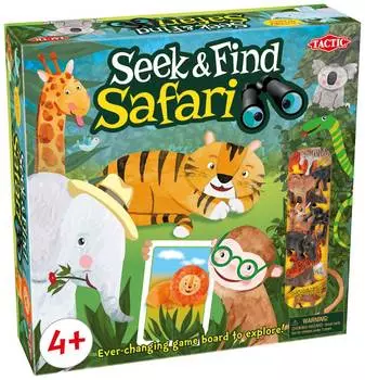 Настольная игра TACTIC Сик и Файнд Сафари (Seek &amp; Find Safari) арт.58007