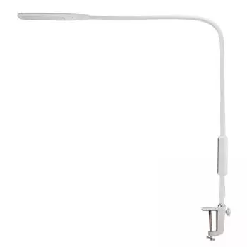 Настольная лампа ЛЮЧИЯ L570 Fleksa белый, на струбцине