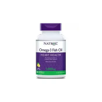 Natrol Omega-3 Fish Oil 1000 mg Нейтральный 60 гел. капсул