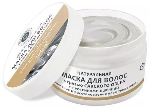 Натуральная маска для волос ДОМ ПРИРОДЫ с протеинами пшеницы для всех типов волос 250г