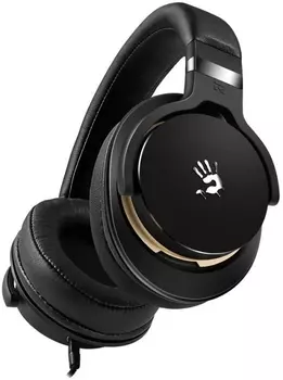 Наушники A4TechBloody M550 черный/золотистый