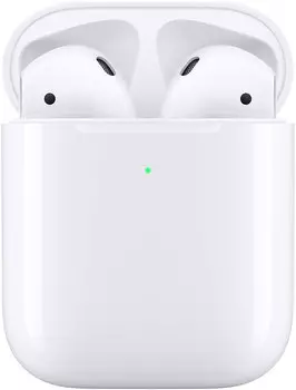 Наушники Apple AirPods 2 (беспроводная зарядка чехла) MRXJ2RU/A
