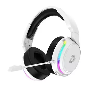 Наушники Dareu A710 White-Black (белый/черный) 3.5мм+Type-C RGB