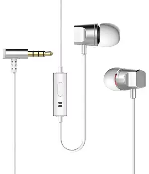 Наушники Deppa Stereo Alum серебряный