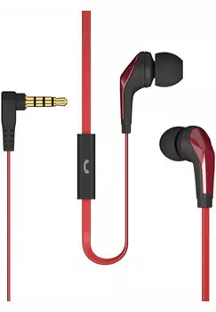 Наушники Deppa Stereo Edge черно-красный