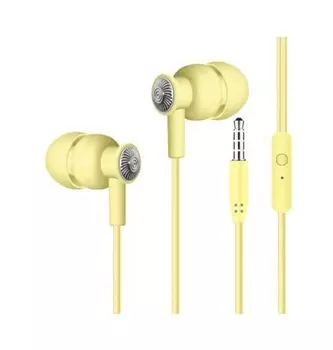 Наушники-гарнитура mObility mt-03, желтые
