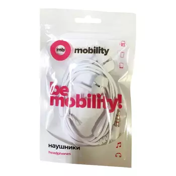 Наушники-гарнитура mObility mt-27, белый